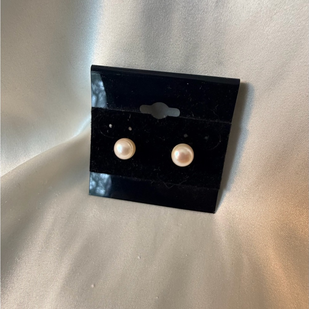 Hand Crafted Classic yellow Pearl Earrings